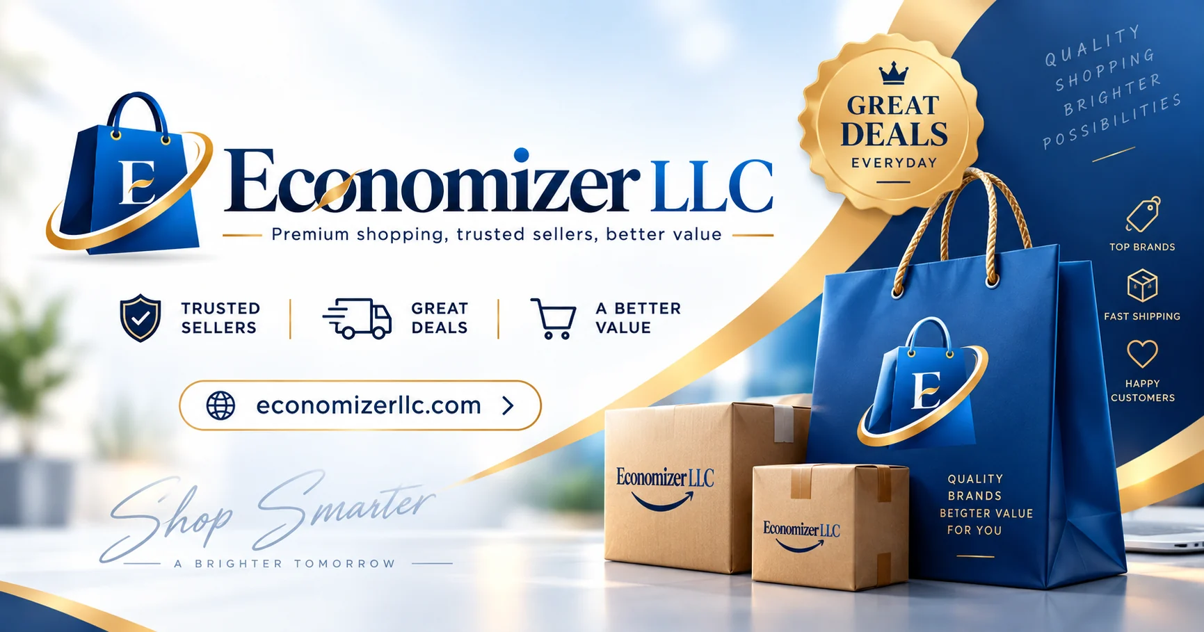Economizer LLC shop smarter marketplace hero
